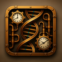 icon_hardware_dna_strand_steampunk icon preview