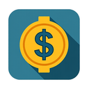 icon_hardware_dollar_sign_flat_design icon preview