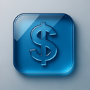 icon_hardware_dollar_sign_glassy icon preview