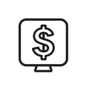 icon_hardware_dollar_sign_minimal_outline icon preview