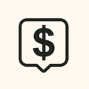 icon_hardware_dollar_sign_minimalist icon preview
