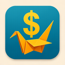 icon_hardware_dollar_sign_origami icon preview