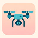 icon_hardware_drone_flat_pastel icon preview