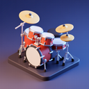 icon_hardware_drum_3d_isometric icon preview