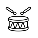 icon_hardware_drum_line_art icon preview