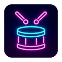 icon_hardware_drum_neon icon preview