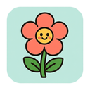 icon_hardware_flower_cartoon icon preview