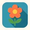 icon_hardware_flower_flat_design icon preview