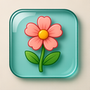 icon_hardware_flower_glassy icon preview