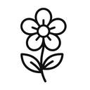 icon_hardware_flower_line_art icon preview