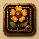 icon_hardware_flower_steampunk icon preview