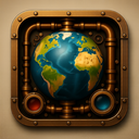 icon_hardware_globe_steampunk icon preview