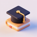 icon_hardware_graduation_cap_3d_isometric icon preview