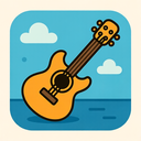 icon_hardware_guitar_cartoon icon preview