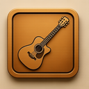 icon_hardware_guitar_embossed icon preview