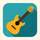 icon_hardware_guitar_flat_design icon preview