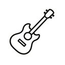 icon_hardware_guitar_line_art icon preview