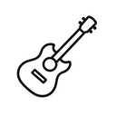 icon_hardware_guitar_minimal_outline icon preview