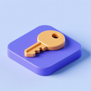 icon_hardware_key_3d_isometric icon preview
