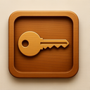 icon_hardware_key_wooden icon preview