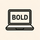 icon_hardware_laptop_bold icon preview