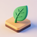 icon_hardware_leaf_3d_isometric icon preview