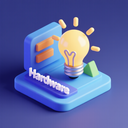 icon_hardware_light_bulb_3d_isometric icon preview