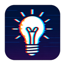 icon_hardware_light_bulb_digital_glitch icon preview