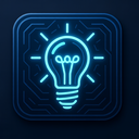 icon_hardware_light_bulb_futuristic icon preview