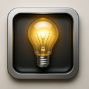 icon_hardware_light_bulb_metallic icon preview