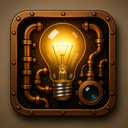 icon_hardware_light_bulb_steampunk icon preview