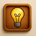 icon_hardware_light_bulb_wooden icon preview