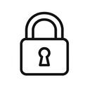 icon_hardware_lock_monochrome icon preview