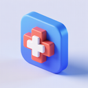 icon_hardware_medical_cross_3d_isometric icon preview