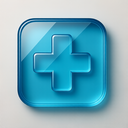 icon_hardware_medical_cross_glassy icon preview