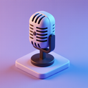 icon_hardware_microphone_3d_isometric icon preview
