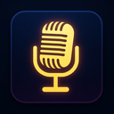 icon_hardware_microphone_glow_effect icon preview