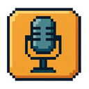 icon_hardware_microphone_pixel_art icon preview