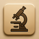 icon_hardware_microscope_embossed icon preview