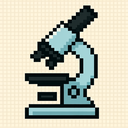 icon_hardware_microscope_pixel_art icon preview