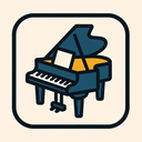 icon_hardware_piano_geometric icon preview
