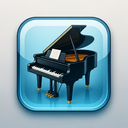 icon_hardware_piano_glassy icon preview