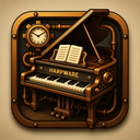 icon_hardware_piano_steampunk icon preview