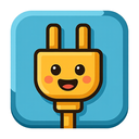 icon_hardware_plug_cartoon icon preview