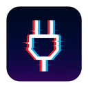 icon_hardware_plug_digital_glitch icon preview