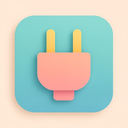 icon_hardware_plug_flat_pastel icon preview