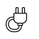 icon_hardware_plug_minimal_outline icon preview