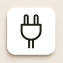 icon_hardware_plug_minimalist icon preview