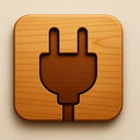 icon_hardware_plug_wooden icon preview