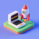 icon_hardware_rocket_3d_isometric icon preview